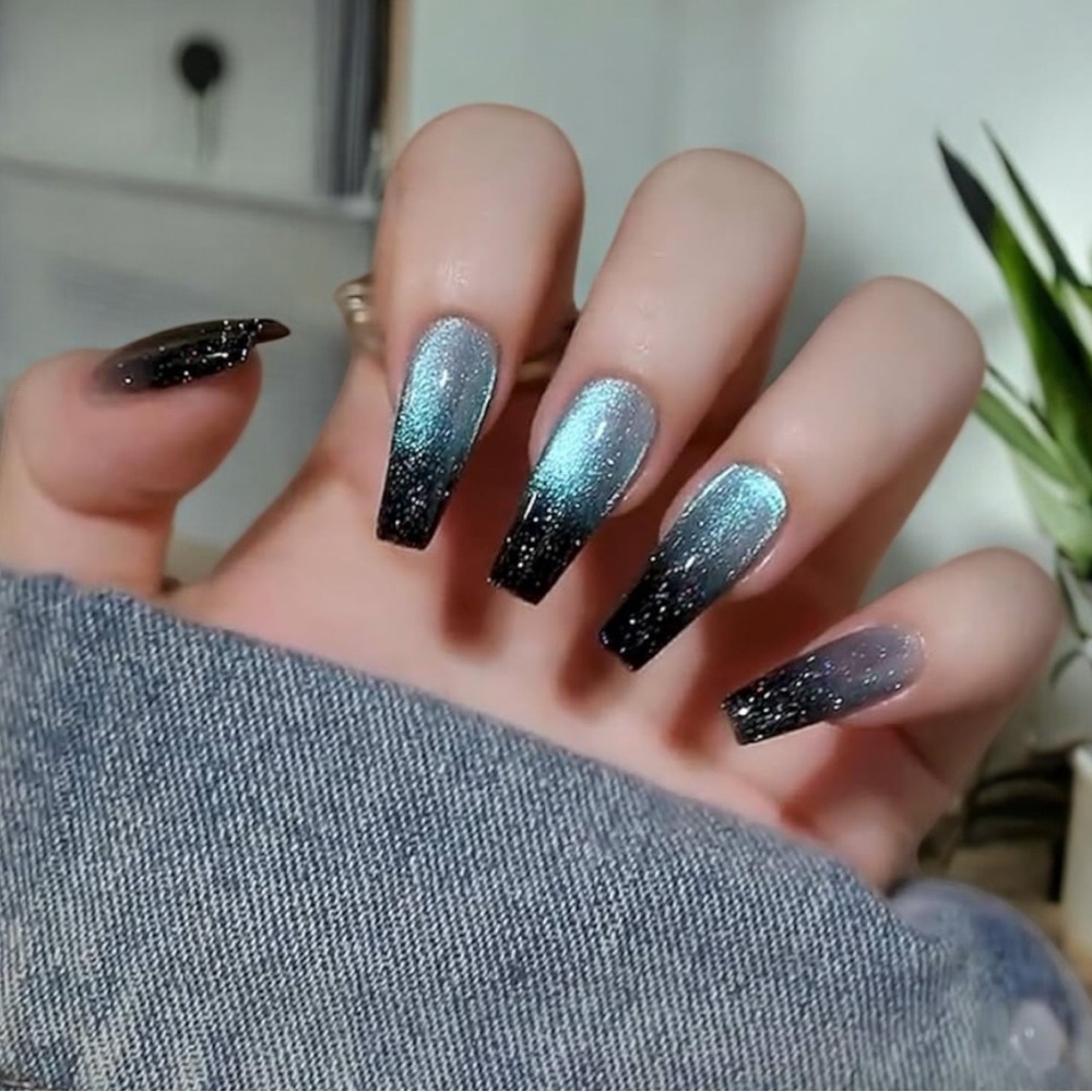 Sparkle Gradient Press On Nails